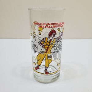 1980 McDonald’s Glass Ronald Saves the Falling Stars – Adventure Series Vintage